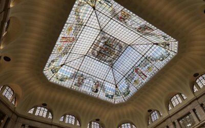 Art Déco en Madrid. Las vidrieras del Banco de España.